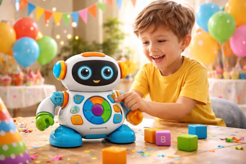 découvrez notre jouet amusant et intelligent, parfait pour un anniversaire d'enfant, alliant plaisir et apprentissage pour des moments inoubliables.