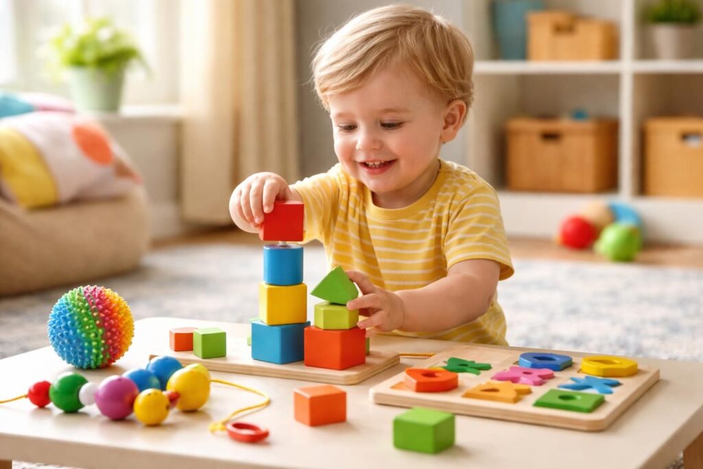 découvrez un jeu éducatif spécialement conçu pour les enfants de 3 ans, idéal pour développer leur motricité tout en s'amusant.