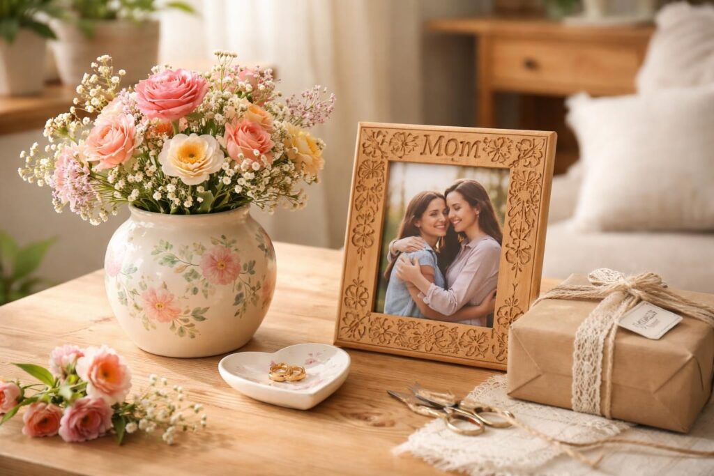 découvrez des idées cadeaux faits main uniques et pleines d'amour à offrir à votre mère pour lui montrer toute votre affection.