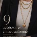 Mélange d'accessoires chic pour l'automne 2025, incluant écharpes et sacs à main.