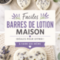 Baumes hydratants faits maison dans de jolis pots
