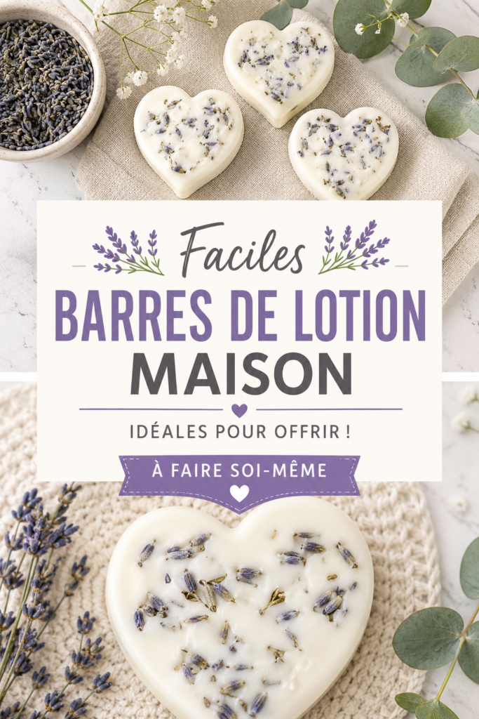 Baumes hydratants faits maison dans de jolis pots