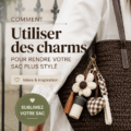 Sac à main personnalisé avec des charms colorés