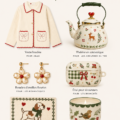 Un guide chaleureux des cadeaux de fête avec diverses idées au milieu de décorations festives.