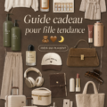 Une sélection de cadeaux tendance pour femmes modernes, comprenant des accessoires et des vêtements stylés.