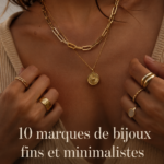 Collection de bijoux minimalistes élégants et raffinés