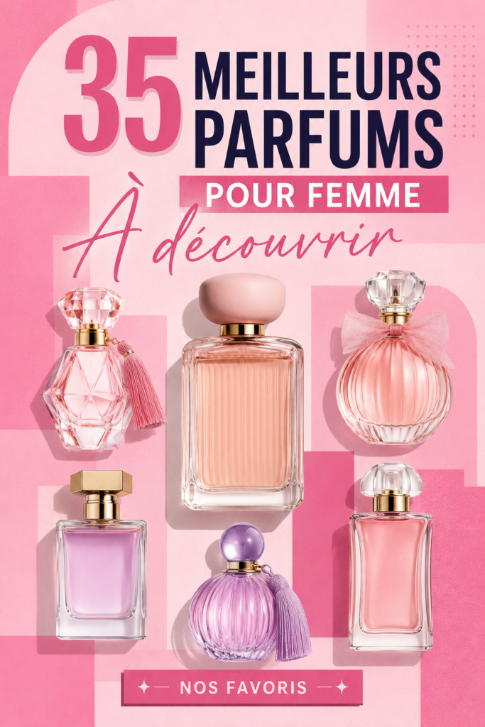 Sélection de 35 parfums pour femmes alliant riche diversité et élégance.