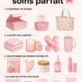 Panier de soins fait maison avec divers produits de bien-être
