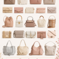 Collection de sacs de printemps à moins de 70€ sur une table