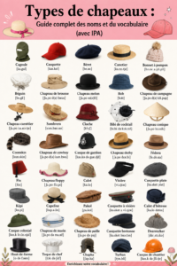 Femme portant différents types de chapeaux en extérieur, illustrant leur diversité