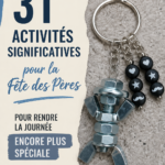 Un père et son enfant s'amusent ensemble lors d'une activité spéciale pour la fête des pères.
