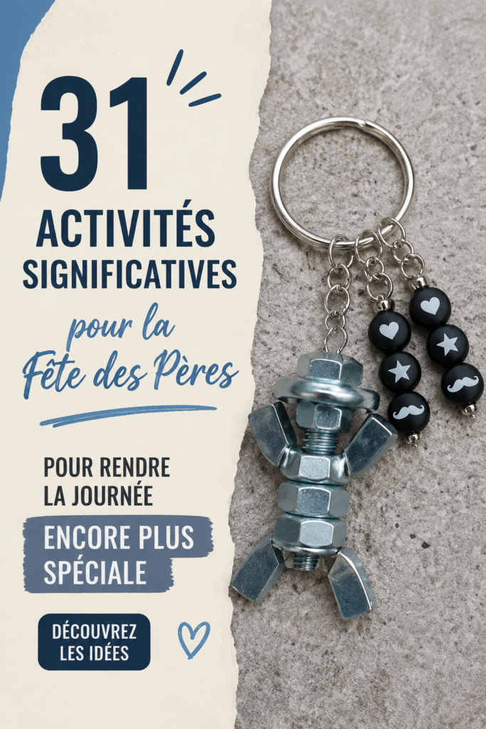 Un père et son enfant s'amusent ensemble lors d'une activité spéciale pour la fête des pères.