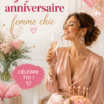 Une table élégamment décorée pour un anniversaire chic.