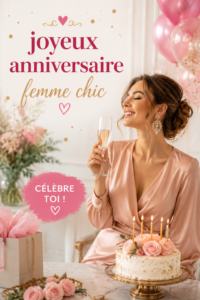 Une table élégamment décorée pour un anniversaire chic.