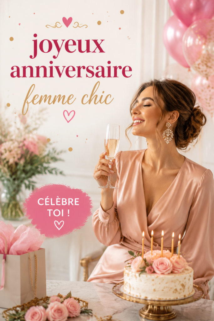Une table élégamment décorée pour un anniversaire chic.