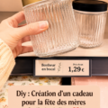 Cadeau DIY coloré pour la fête des mères, réalisé avec des matériaux simples.