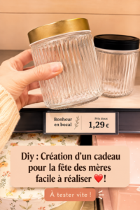Cadeau DIY coloré pour la fête des mères, réalisé avec des matériaux simples.