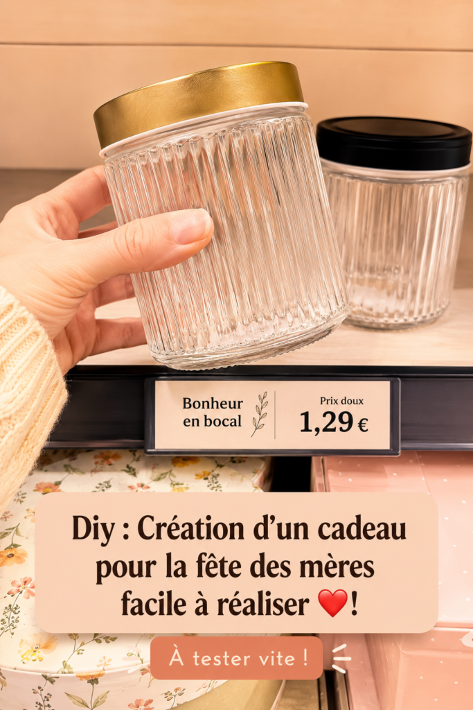 Cadeau DIY coloré pour la fête des mères, réalisé avec des matériaux simples.