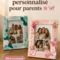Cadre photo personnalisé avec des souvenirs pour les parents