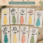 Une carte d'anniversaire personnalisée pour un papa avec des décorations colorées.