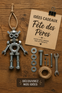 Idées de cadeaux charmants pour la fête des pères, un enfant et son père