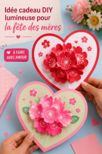 Une belle lampe DIY illuminée, parfaite pour la fête des mères