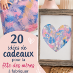 Idées de cadeaux faits maison pour la fête des mères par des enfants
