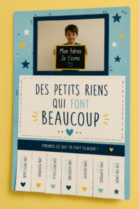Une image chaleureuse montrant une personne écrivant une note d'encouragement.