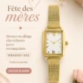 Clip milanais en jaune sur fond floral, un bijou parfait pour la fête des mères