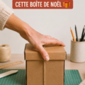 Boîte surprise de Noël remplie de cadeaux originaux et colorés