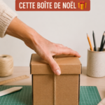 Boîte surprise de Noël remplie de cadeaux originaux et colorés