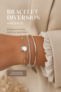 Bracelet argenté élégant, parfait pour toutes occasions