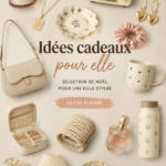 Une sélection de cadeaux tendance pour les femmes cool, mettant en avant différents styles et objets.
