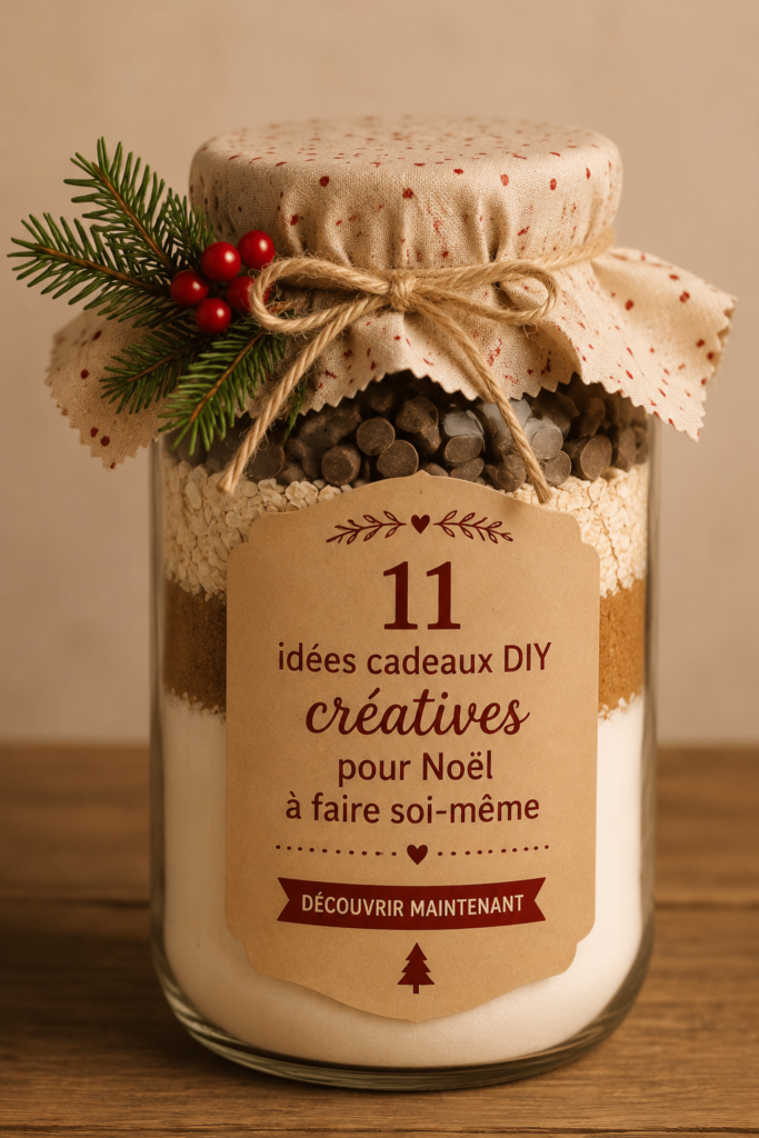 Des idées de cadeaux DIY colorés et créatifs sur une table.