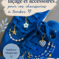 Chaussures personnalisées avec des charms colorés et des lacets créatifs