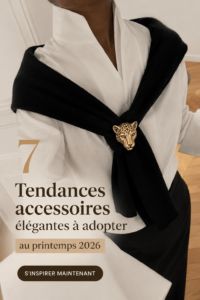 Sélection d'accessoires tendance du printemps 2026 sur fond coloré