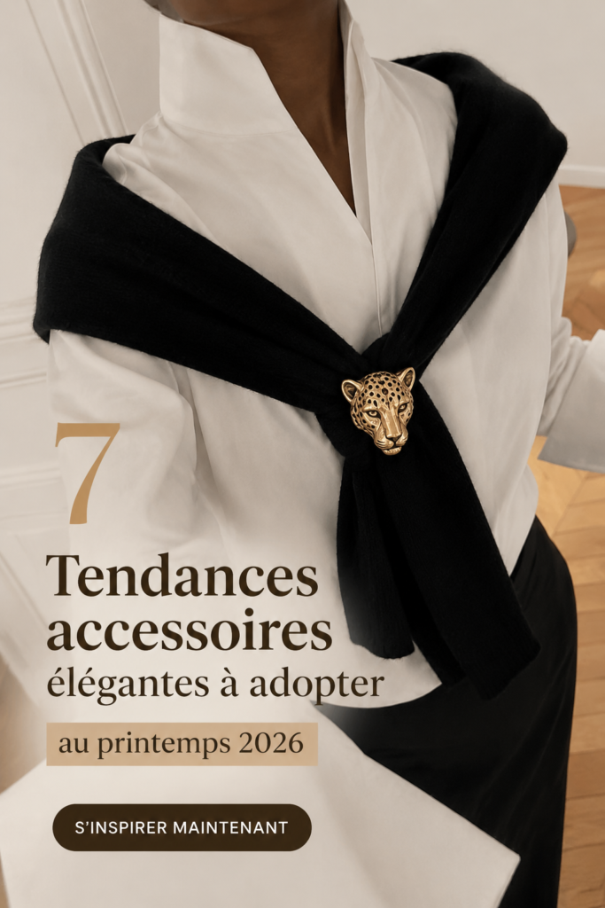 Sélection d'accessoires tendance du printemps 2026 sur fond coloré