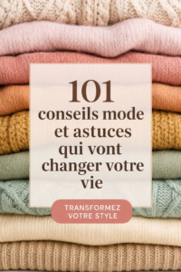 Femme bien habillée découvrant des astuces mode dans un magazine.
