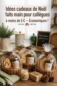 Idées de cadeaux de Noël DIY uniques et abordables pour collègues