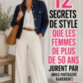 Femme élégante de plus de 50 ans portant une tenue stylée