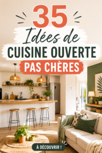 Une cuisine ouverte moderne et accueillante, idéale pour les échanges familiaux.