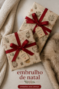 Emballages de Noël créatifs avec des motifs colorés et des décorations
