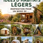 Un habitat léger et moderne avec des matériaux innovants, inspirant un style de vie serein.