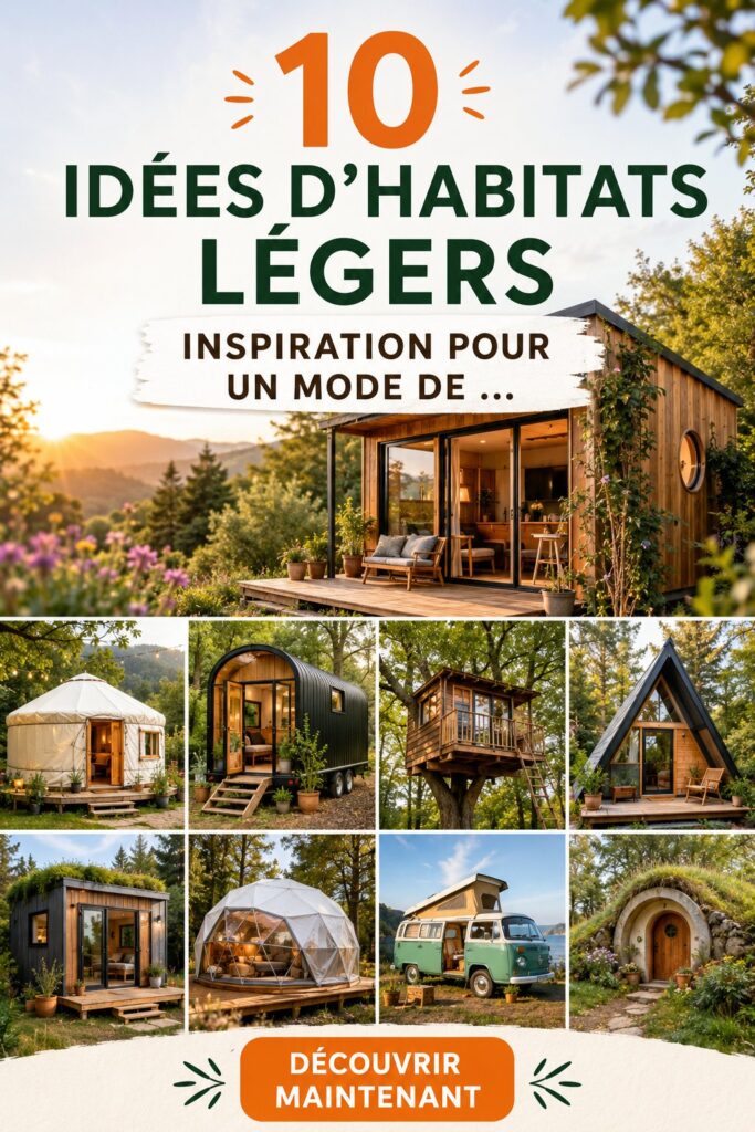 Un habitat léger et moderne avec des matériaux innovants, inspirant un style de vie serein.