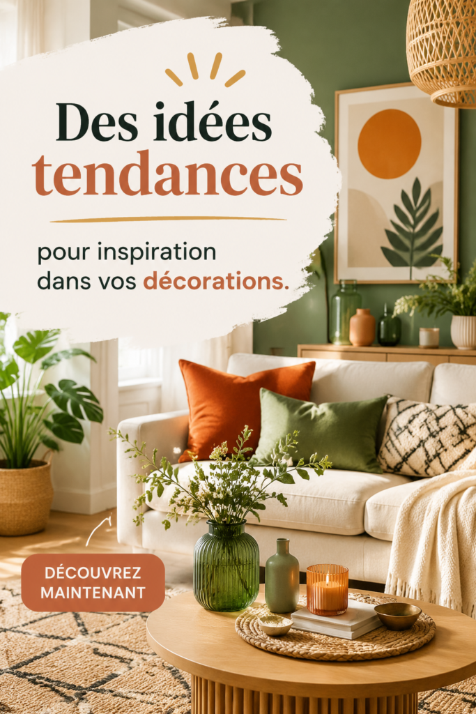 Idées de décoration moderne et chaleureuse pour un intérieur tendance.