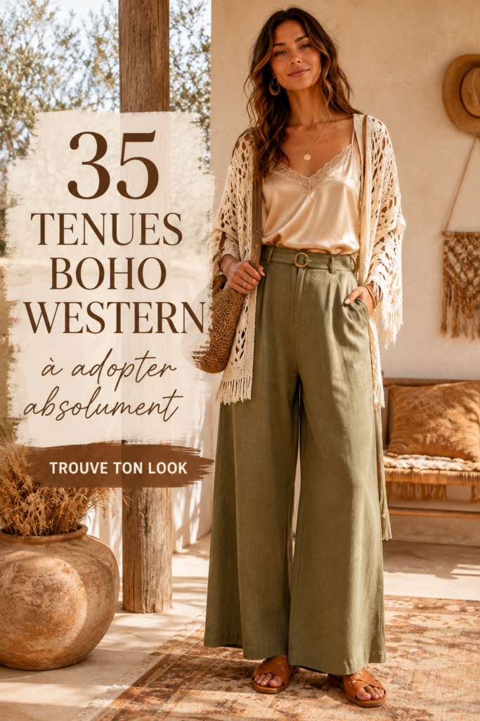 Exemples de tenues boho western tendances pour les femmes