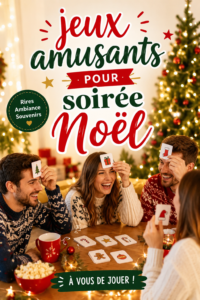 Des amis jouant à un jeu de société pendant une soirée de Noël.