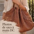Sac à main élégant exposé dans une rue de Washington, idéal pour les femmes actives.