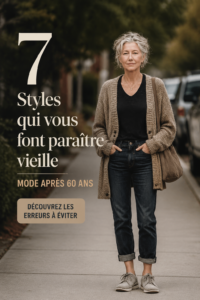 Femme élégante après 60 ans en tenue moderne et chic