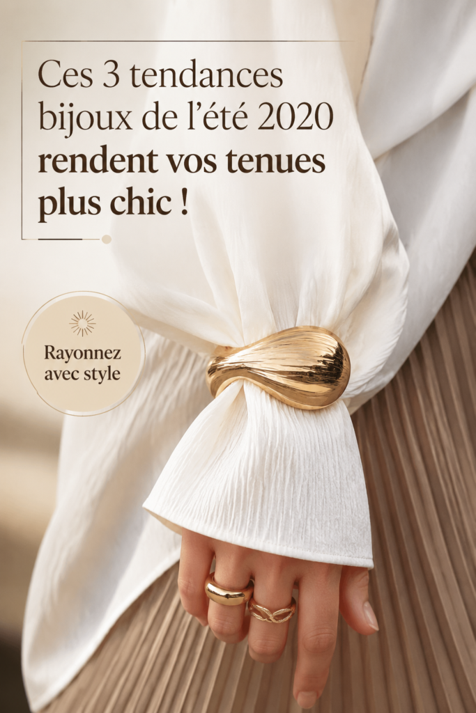 collection de bijoux tendance pour l'été 2024